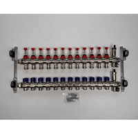 Rozdeľovač s prietokomerom 12 okruhov, nerez Viessmann