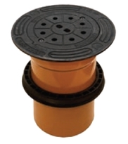 RVTEL-teleskop s liatinovým poklopom s odvetr.D315/40t pre 400 kruh