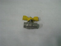 Ventil guľový plyn,motýľ,FF,3/8&quot;