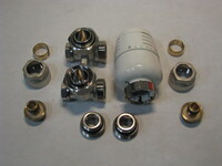 SET radiatorový &quot;VK&quot; rohový+zverné šrúbenie EKx16