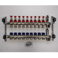 Rozdeľovač s prietokomerom 9 okruhov, nerez Viessmann