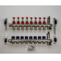 Rozdeľovač s prietokomerom  8 okruhov, nerez Viessmann