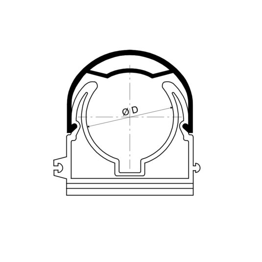 Príchytka rúr so sponou PPR 40