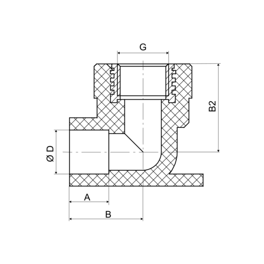 Nástenka PPR 25x1/2 PN20