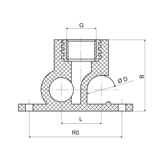Nástenka priechodzia PPR 25x1/2 PN20