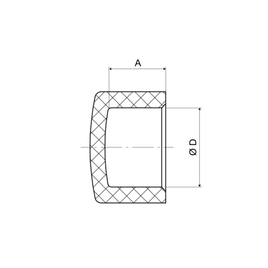 Záslepka na rúru PPR 25 PN20