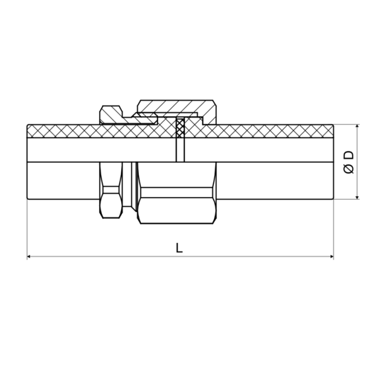 Spoj rozoberateľný pl-pl PPR 20x20 PN